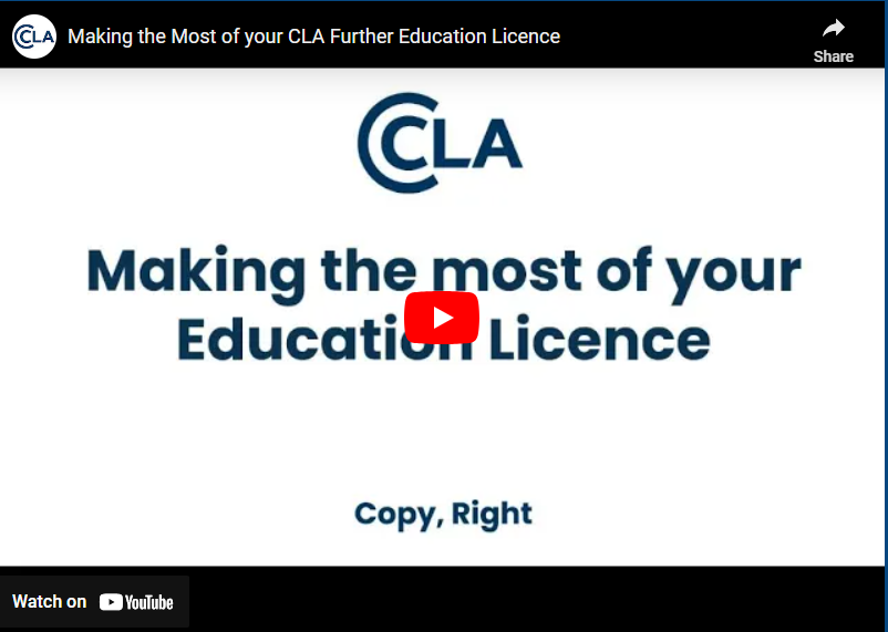 Making the most of your CLA FE licence