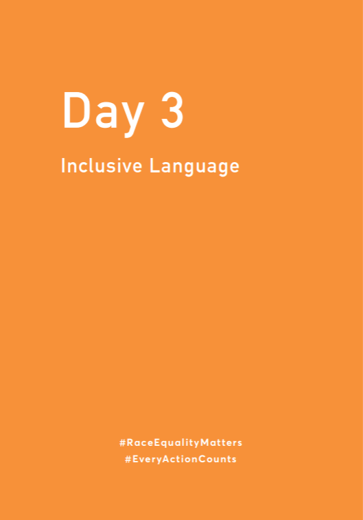 Day 3 Inclusive language