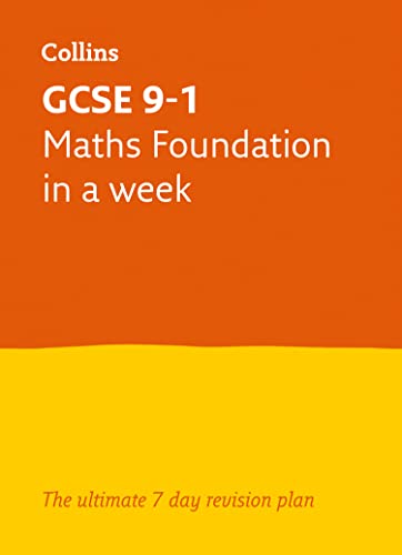 GCSE Maths Foundation in a week